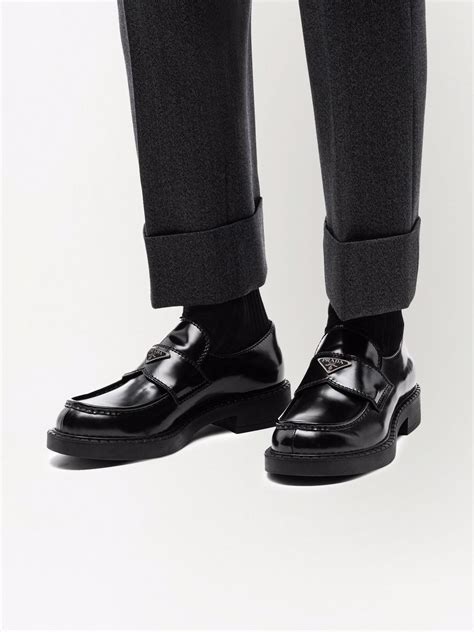 men prada loafer|prada loafers men's sale.